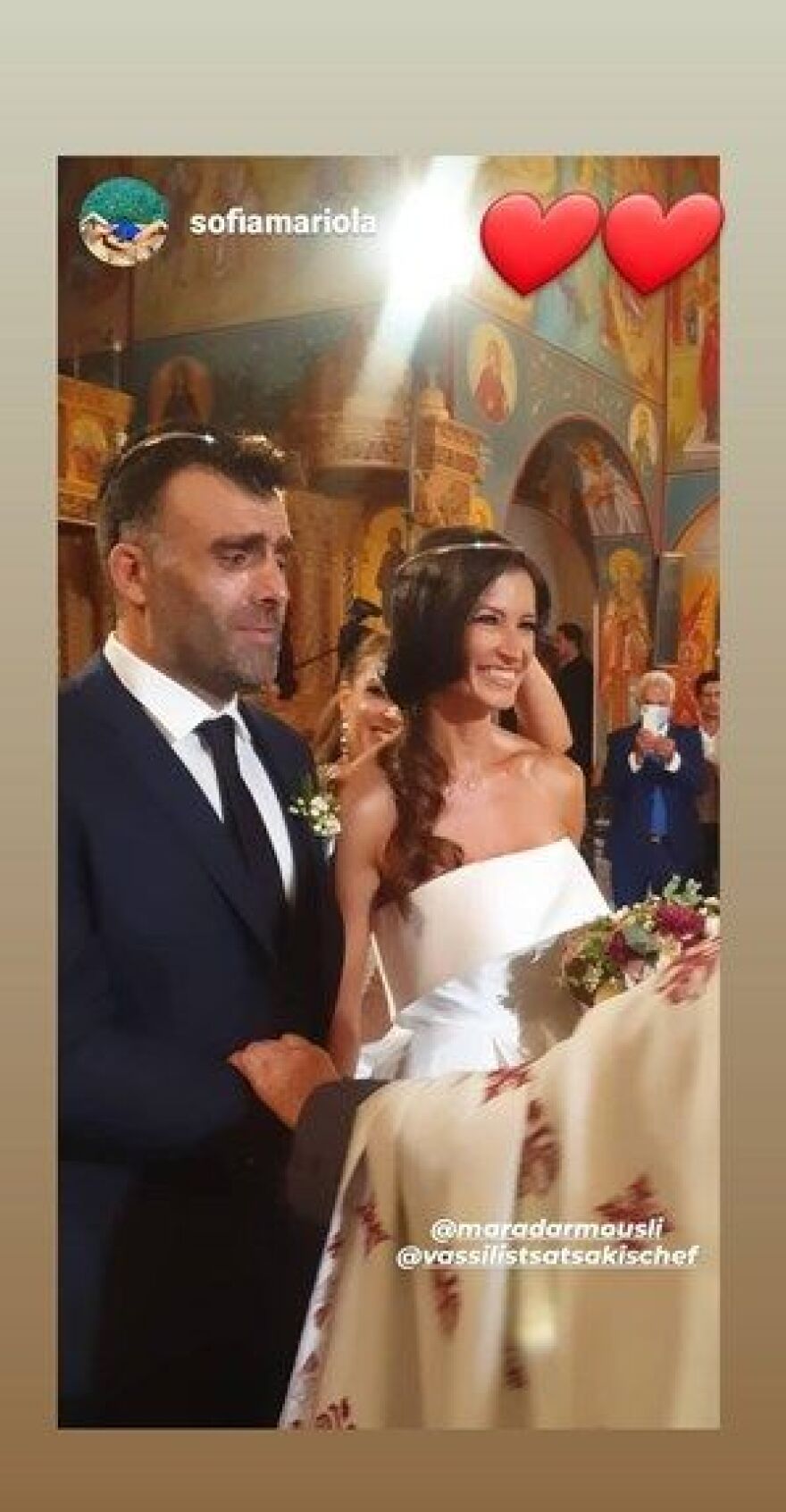 Φωτογραφίες: Παντρεύτηκε η Μάρα Δαρμουσλή