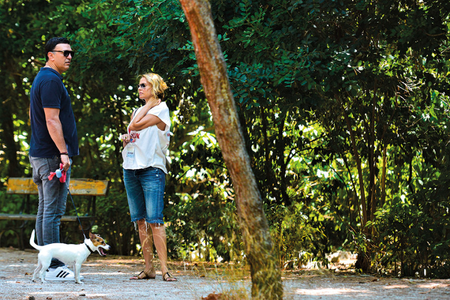 Βασίλης Κικίλιας - Τζένη Μπαλατσινού: Βόλτα στον εθνικό κήπο - Δείτε φωτογραφίες