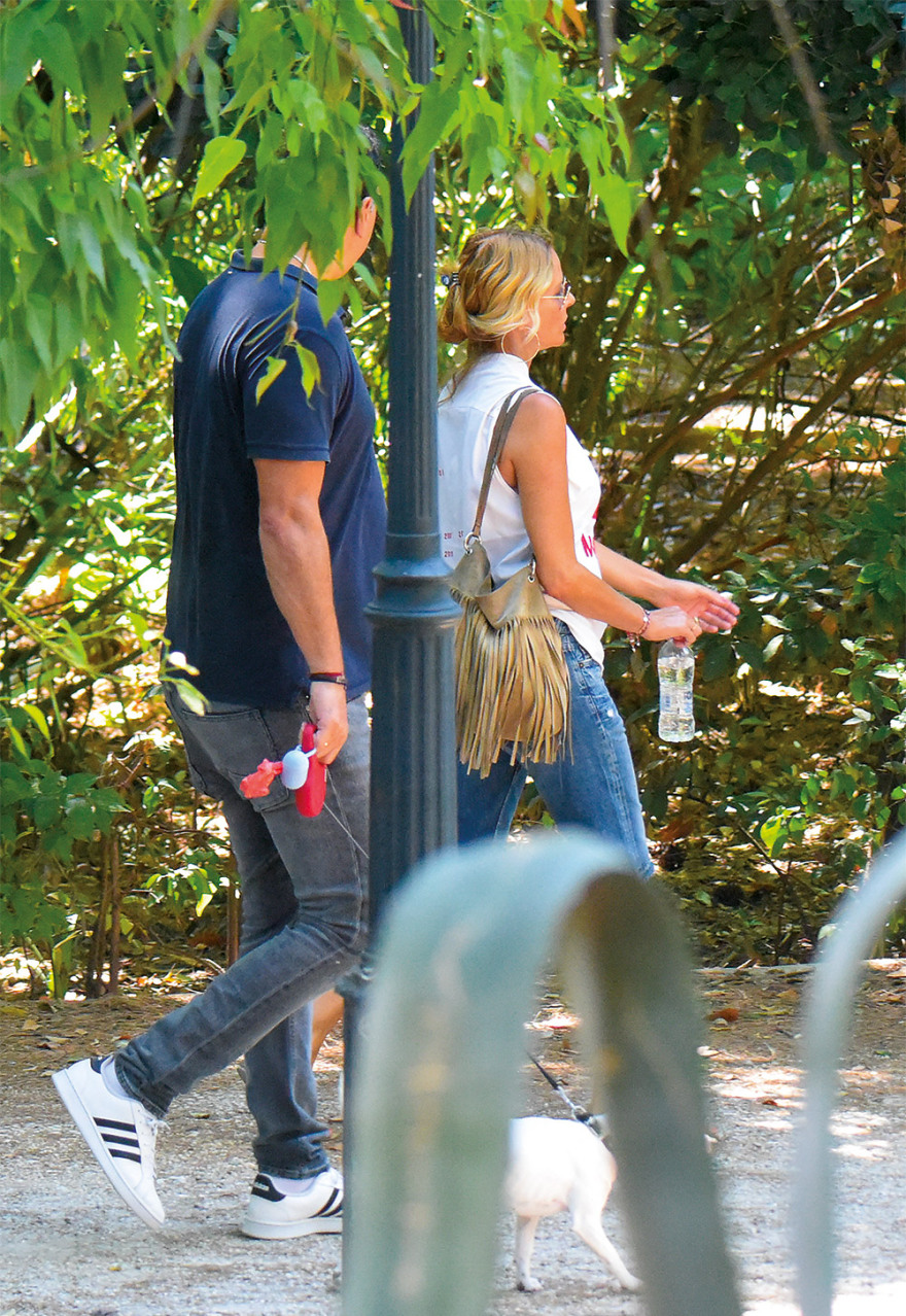 Βασίλης Κικίλιας - Τζένη Μπαλατσινού: Βόλτα στον εθνικό κήπο - Δείτε φωτογραφίες