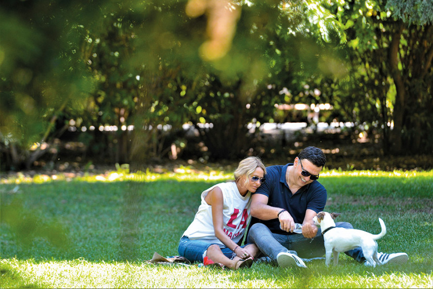 Βασίλης Κικίλιας - Τζένη Μπαλατσινού: Βόλτα στον εθνικό κήπο - Δείτε φωτογραφίες