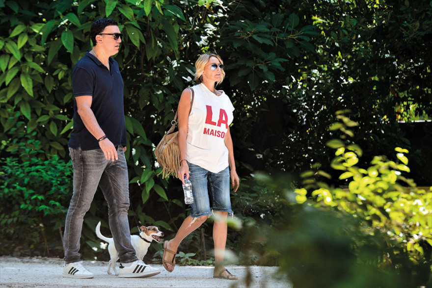 Βασίλης Κικίλιας - Τζένη Μπαλατσινού: Βόλτα στον εθνικό κήπο - Δείτε φωτογραφίες