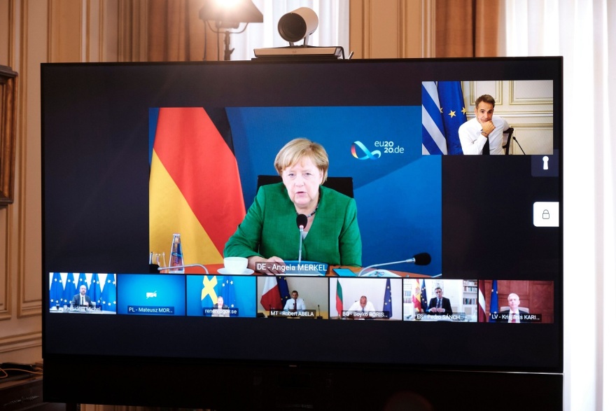 Τηλεδιάσκεψη Μητσοτάκη με Μισέλ και Μέρκελ για την Τουρκία