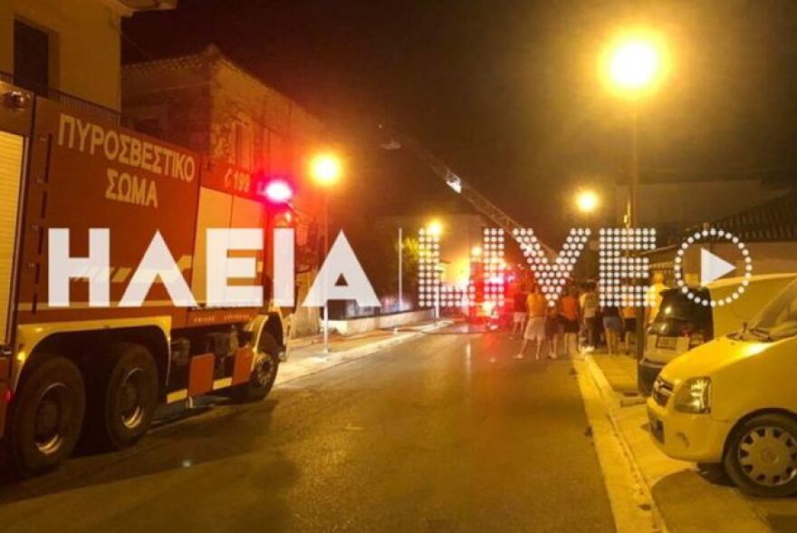 Ηλεία: Κάηκε ολοσχερώς κατοικία στα Λαστέικα (φωτο)