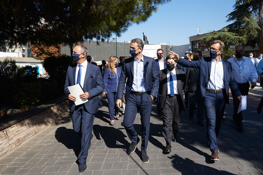 Στη ΔΕΘ ο Μητσοτάκης: «Να απαλύνουμε τον πόνο από την πανδημία και να βάλουμε τη χώρα σε τροχιά ανάπτυξης» 