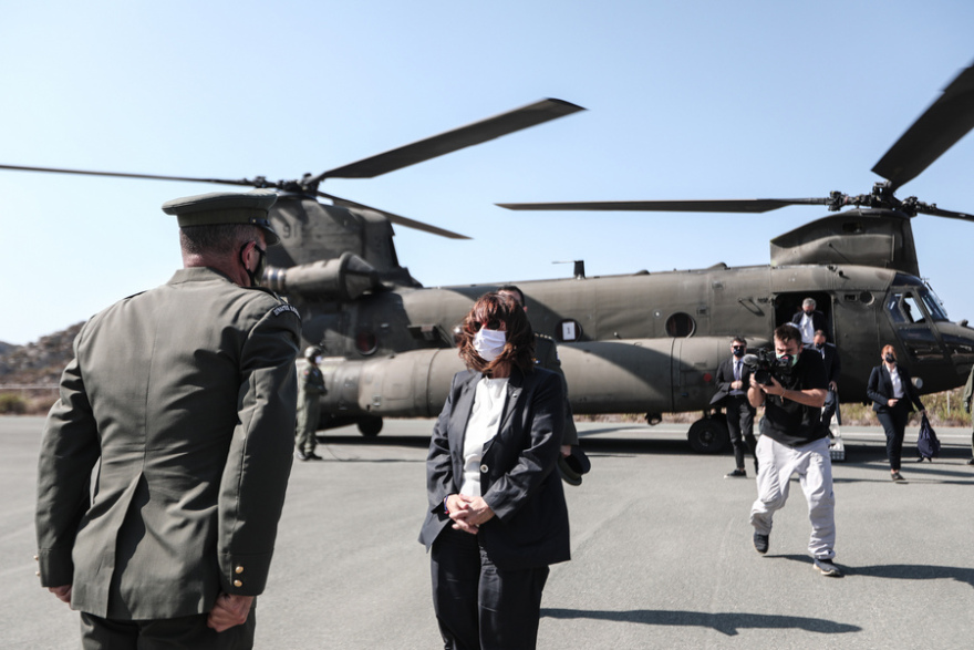 Στο Καστελόριζο η Πρόεδρος της Δημοκρατίας