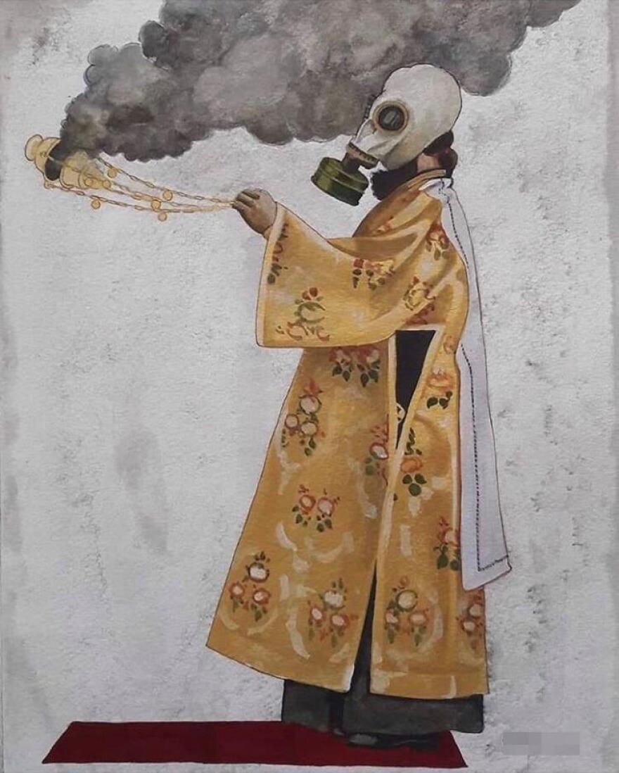 Κύπρος: Σάλος με καθηγητή γυμνασίου που ζωγράφισε τον Χριστό ως... χούλιγκαν!