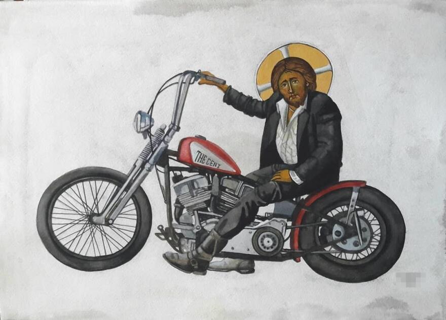 Κύπρος: Σάλος με καθηγητή γυμνασίου που ζωγράφισε τον Χριστό ως... χούλιγκαν!