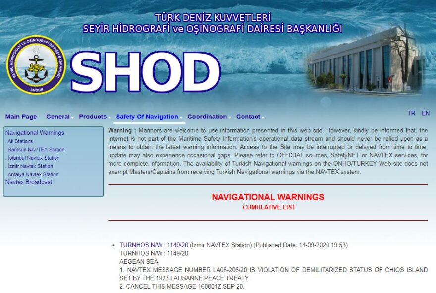 Ελληνοτουρκικά - Η Άγκυρα επιμένει στις προκλήσεις: Ζητά με αντι-NAVTEX την αποστρατικοποίηση της Χίου