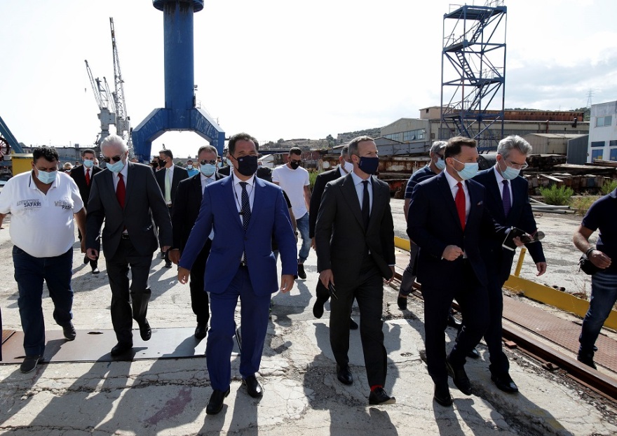 Λιμάνια, ναυπηγεία, ενέργεια και υψηλή τεχνολογία στο «μενού» Γεωργιάδη και Αμερικανών αξιωματούχων