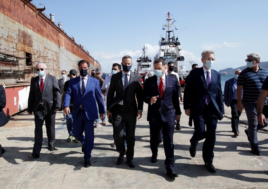 Λιμάνια, ναυπηγεία, ενέργεια και υψηλή τεχνολογία στο «μενού» Γεωργιάδη και Αμερικανών αξιωματούχων