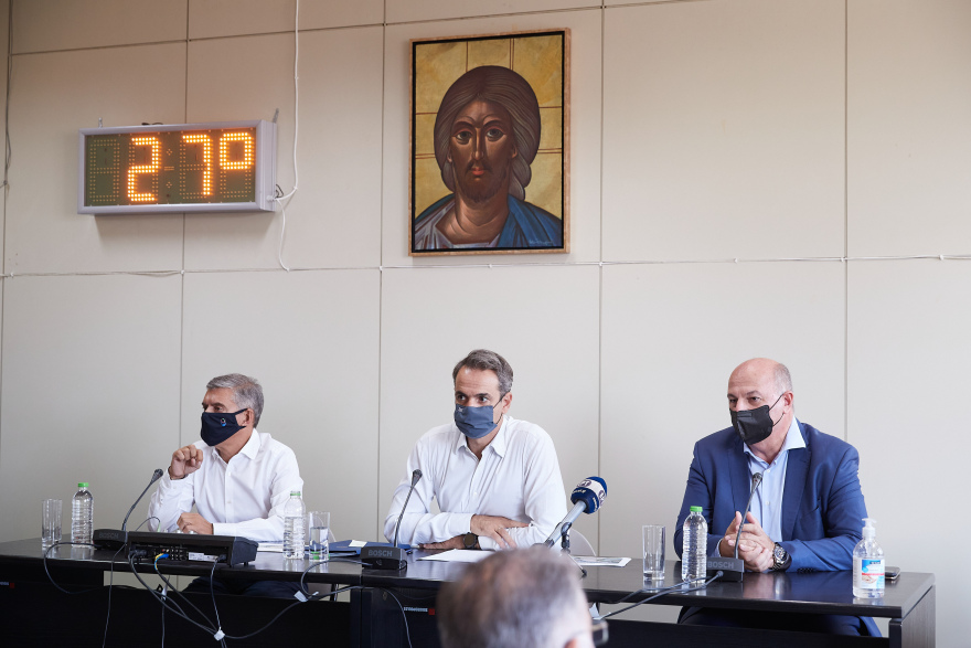 Κυριάκος Μητσοτάκης: Επίσκεψη του πρωθυπουργού στις πληγείσες περιοχές στην Καρδίτσα