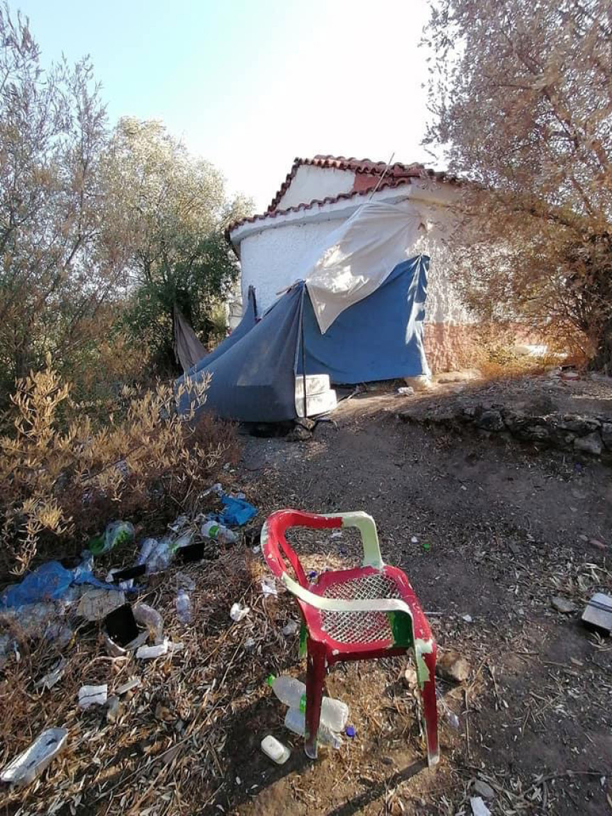 Μόρια: Μετανάστες κατέστρεψαν τον ναό του Αγίου Γεωργίου - Απίστευτες εικόνες