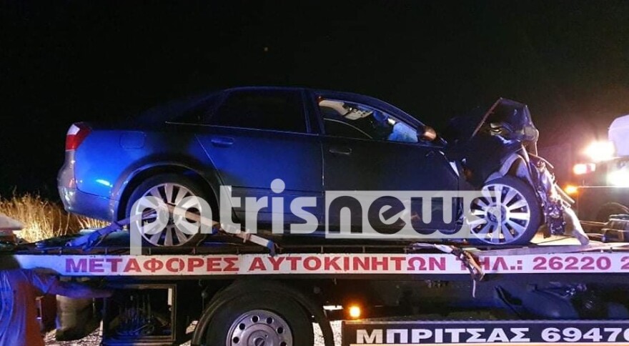 Τροχαίο στην εθνική οδό Πατρών - Πύργου - Τρεις τραυματίες