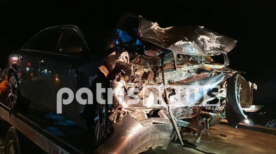 Τροχαίο στην εθνική οδό Πατρών - Πύργου - Τρεις τραυματίες