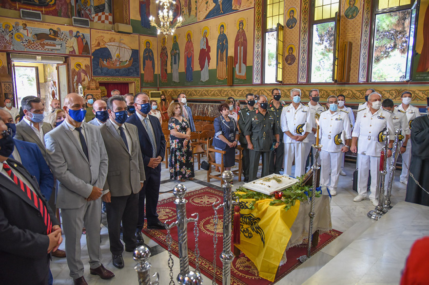 Λέρος: Τελετή για την 77η επέτειο από τη βύθιση του αντιτορπιλικού «Βασίλισσα Όλγα»