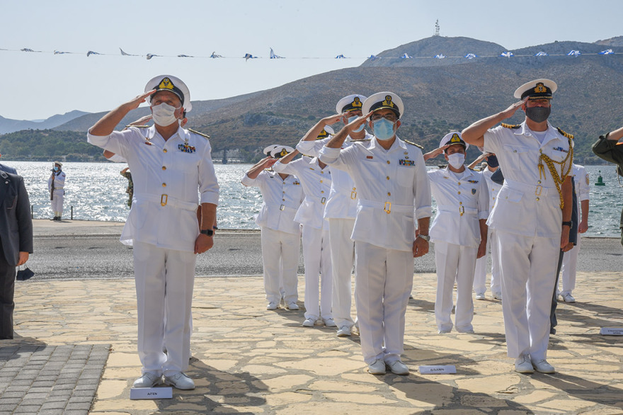 Λέρος: Τελετή για την 77η επέτειο από τη βύθιση του αντιτορπιλικού «Βασίλισσα Όλγα»