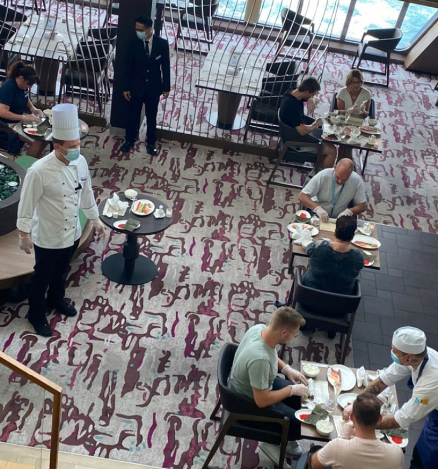 Και η Βίκυ Λέανδρος είχε ταξιδέψει πριν 10 μέρες με το κρουαζιερόπλοιο «Mein Shiff 6»