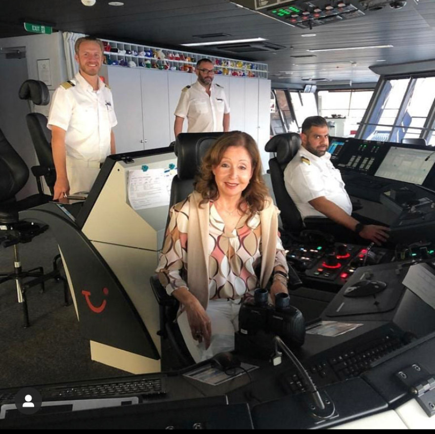 Και η Βίκυ Λέανδρος είχε ταξιδέψει πριν 10 μέρες με το κρουαζιερόπλοιο «Mein Shiff 6»