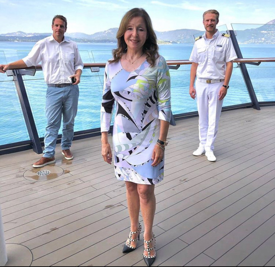 Και η Βίκυ Λέανδρος είχε ταξιδέψει πριν 10 μέρες με το κρουαζιερόπλοιο «Mein Shiff 6»