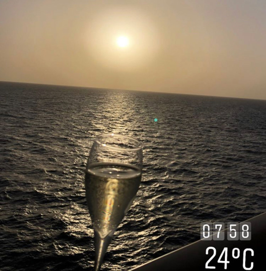 Και η Βίκυ Λέανδρος είχε ταξιδέψει πριν 10 μέρες με το κρουαζιερόπλοιο «Mein Shiff 6»