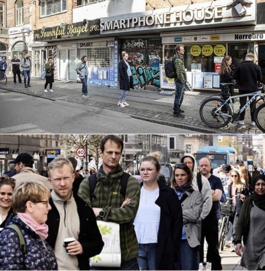 Πώς μια φωτογραφία στο twitter μπορεί να ξεγελάσει για τον... συνωστισμό