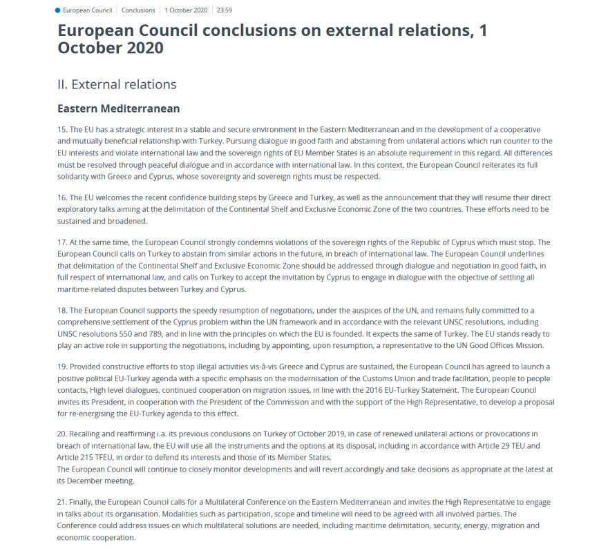 Βρυξέλλες- Ευρωτουρκικά: Μητσοτάκης και Αναστασιάδης «πέρασαν» τα μηνύματα για την Τουρκία στην Σύνοδο Κορυφής