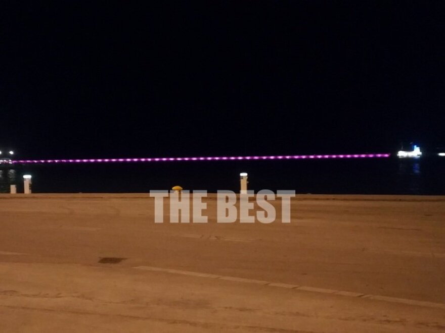 Πάτρα: Ροζ φωτίστηκε ο κυματοθραύστης για την Παγκόσμια Ημέρα κατά του Καρκίνου του Μαστού