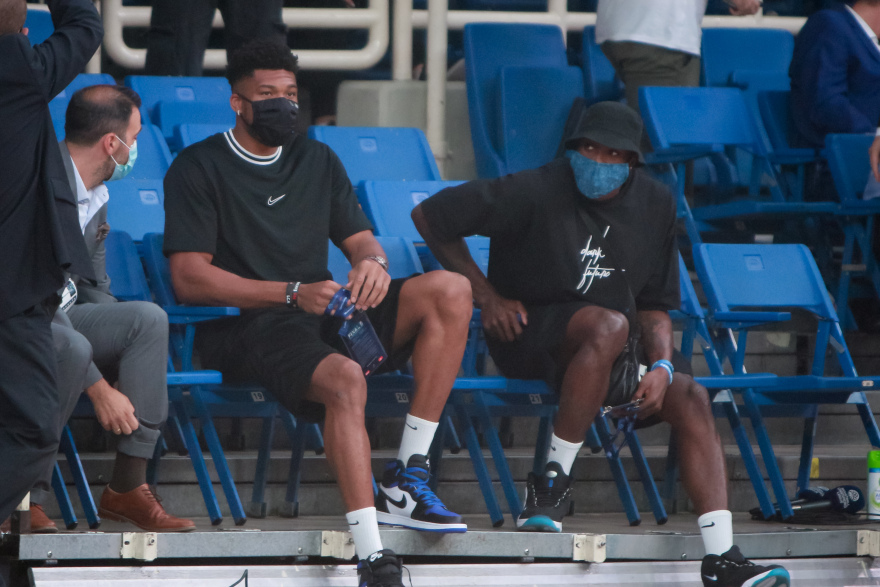 Basketball Champions League: Οι αδελφοί Αντετοκούνμπο στο ΟΑΚΑ - Δείτε βίντεο