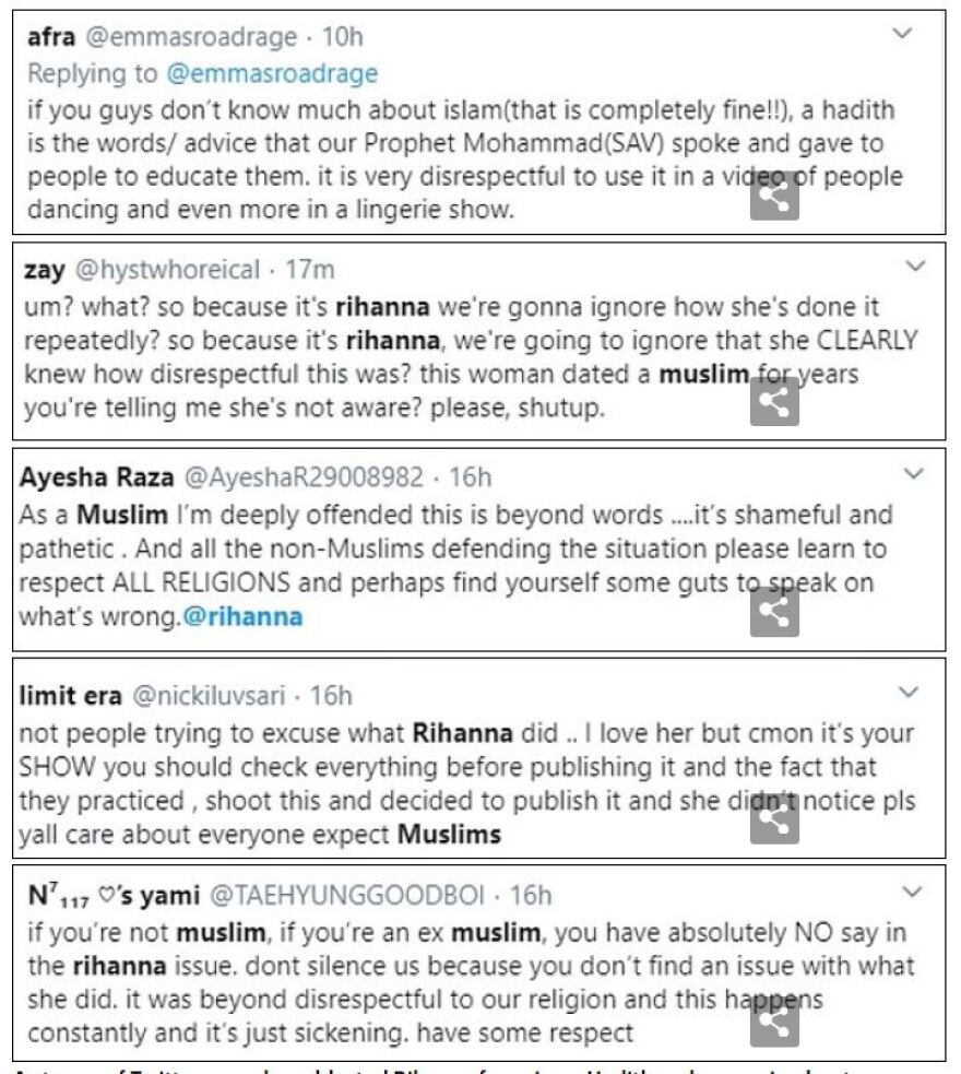 Ριάνα: Τα άκουσε από Μουσουλμάνους γιατί «έντυσε» με ιερούς στίχους το σόου με τα εσώρουχα