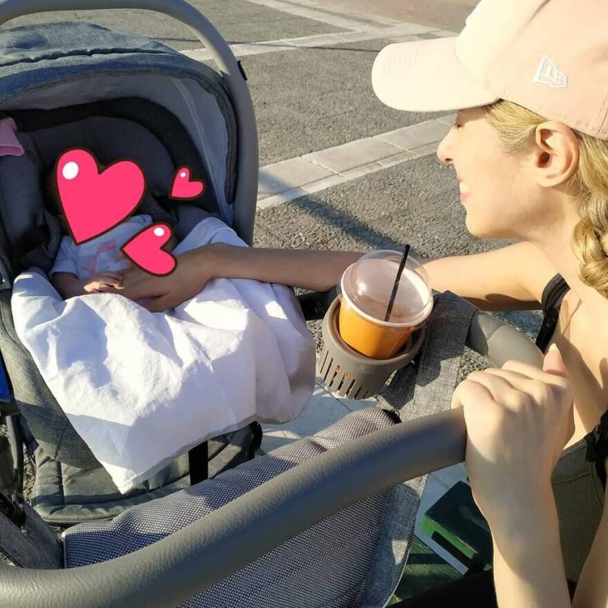 Χριστίνα Ψάλτη: Η πρώτη φωτογραφία με τη δύο μηνών κόρη της