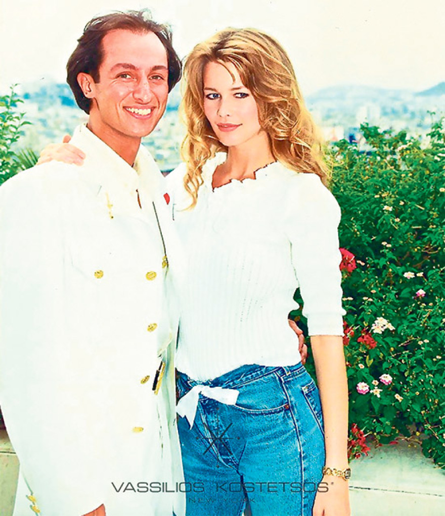 Ο Βασίλειος Κωστέτσος και τα super models της δεκαετίας του 80