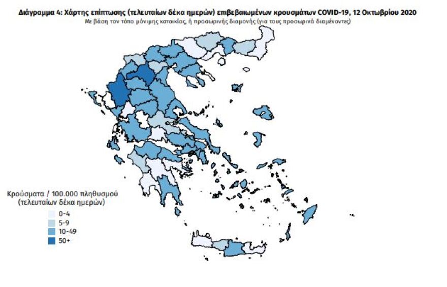 Κορωνοϊός: Στα 295 τα νέα κρούσματα, τα 145 στην Αττική - 7 θάνατοι και 91 διασωληνωμένοι