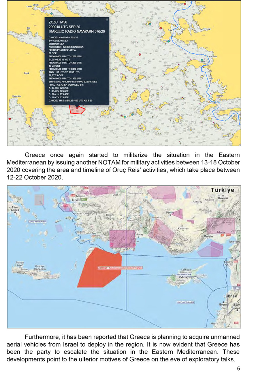 Προκλητικό non paper από την Τουρκία: Οι έξι λόγοι για τους οποίους βγάλαμε πάλι το Oruc Reis