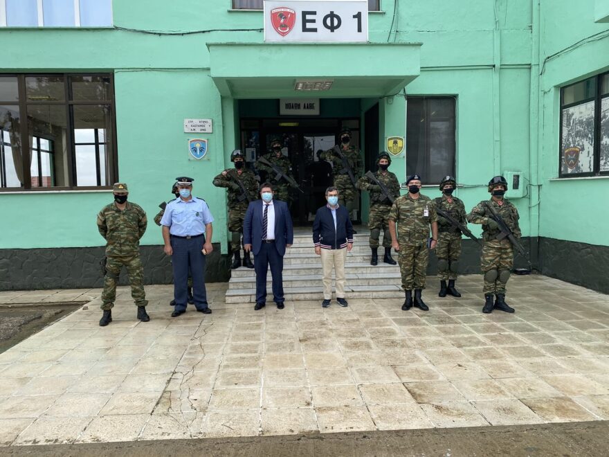 Στον Έβρο μαζί με τον πρωθυπουργό ο Λευτέρης Οικονόμου 