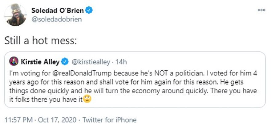 Εκλογές στις ΗΠΑ: Η Κίρστι Άλεϊ είπε «θα ψηφίσω τον Τραμπ» και έγινε χαμός