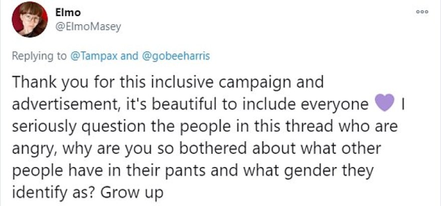 ΗΠΑ: Σάλος στο Twitter με τα ταμπόν «Tampax» που εξυμνούν την διαφορετικότητα