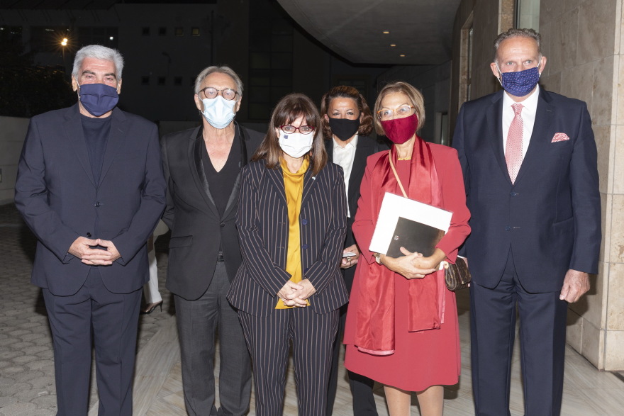 Η Κατερίνα Σακελλαροπούλου στην πρεμιέρα του Κρατικού Θεάτρου Βορείου Ελλάδος