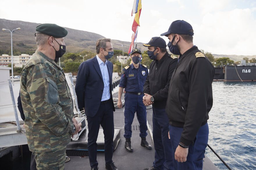 Μητσοτάκης: Στο υποβρύχιο «Κατσώνης» - Το «ευχαριστώ» για τις αόρατες ασπίδες