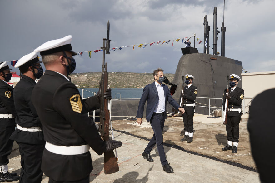 Μητσοτάκης: Στο υποβρύχιο «Κατσώνης» - Το «ευχαριστώ» για τις αόρατες ασπίδες