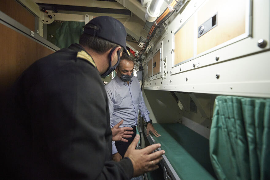 Μητσοτάκης: Στο υποβρύχιο «Κατσώνης» - Το «ευχαριστώ» για τις αόρατες ασπίδες