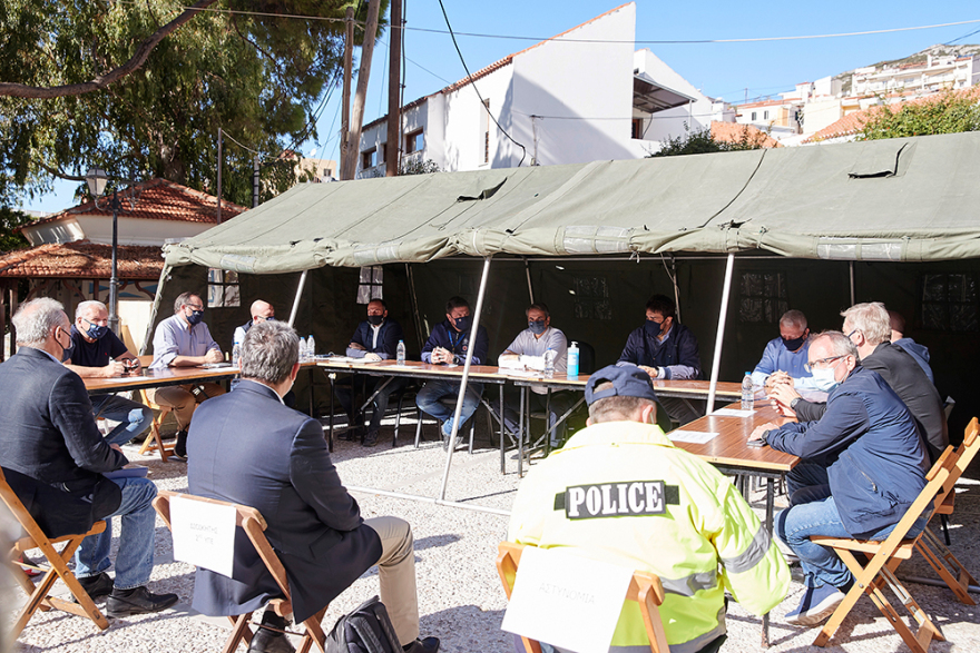 Στη Σάμο ο Μητσοτάκης: Χρέος μας να σταθούμε δίπλα στο νησί