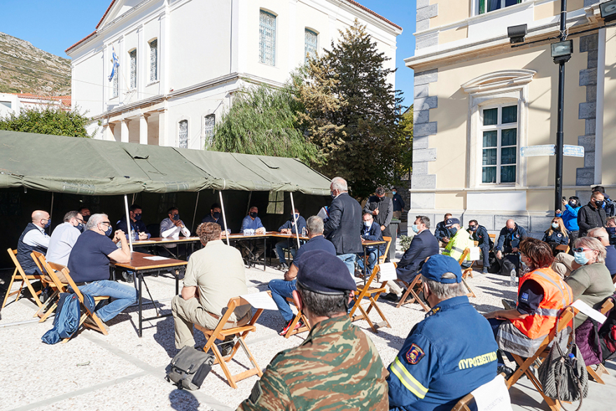 Στη Σάμο ο Μητσοτάκης: Χρέος μας να σταθούμε δίπλα στο νησί