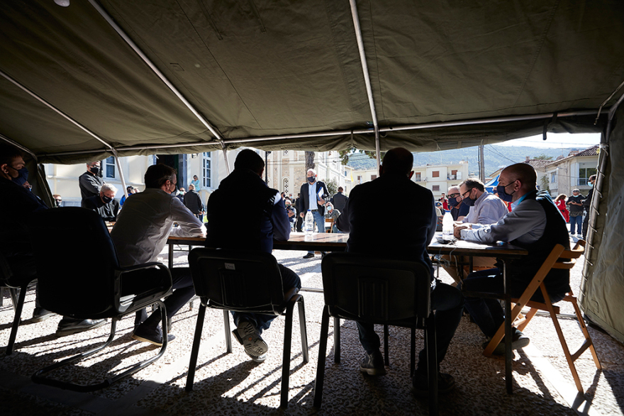 Στη Σάμο ο Μητσοτάκης: Χρέος μας να σταθούμε δίπλα στο νησί