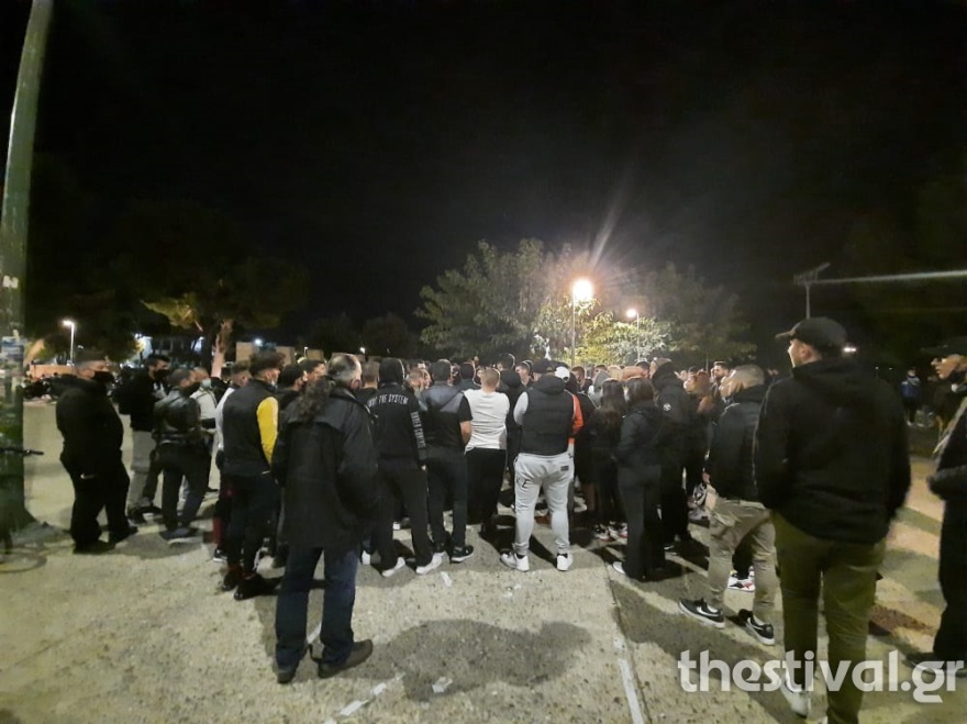 Θεσσαλονίκη: Μικροεπεισόδια μεταξύ διαδηλωτών κατά του lockdown και αστυνομικών