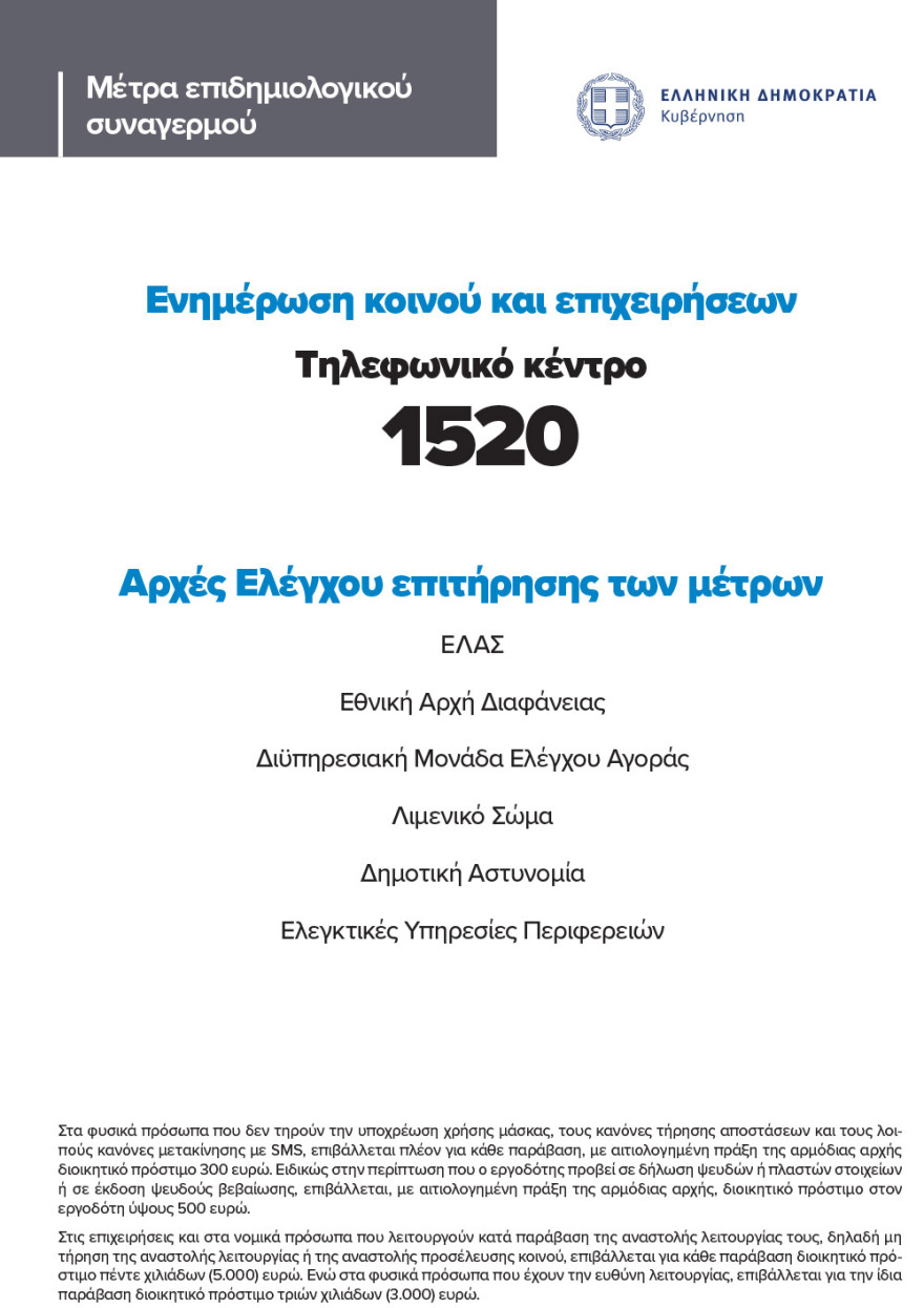 Γενικό lockdown από τις 6 το πρωί - Τι αλλάζει στη ζωή μας για τις επόμενες εβδομάδες