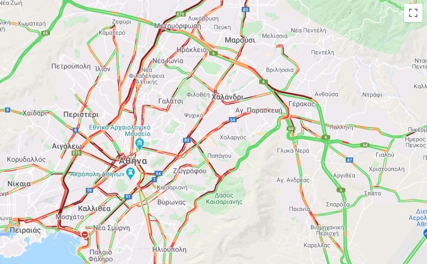 Lockdown: Όπου φύγει φύγει οι Αθηναίοι και σήμερα - Πήξιμο στην αγορά με «εικόνες Χριστουγέννων και Πάσχα»