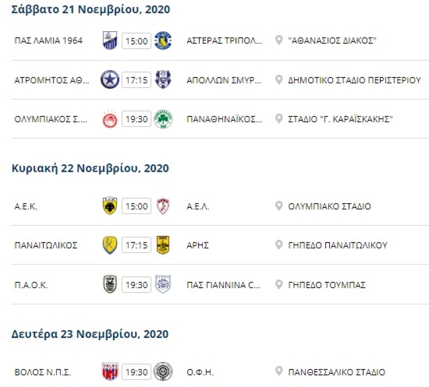 Super League: Σε Ηράκλειο και Ριζούπολη το ενδιαφέρον στους σημερινούς αγώνες 