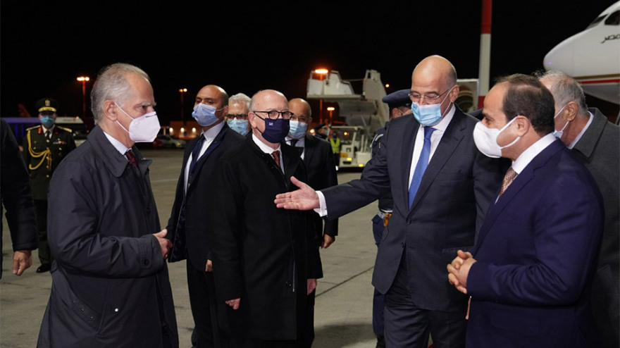 Έφτασε στην Αθήνα ο Πρόεδρος της Αιγύπτου, Φατάχ αλ Σίσι