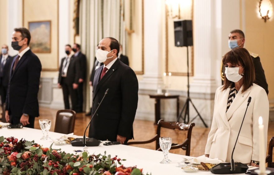 Σακελλαροπούλου - Σίσι: Στρατηγική συνεργασία Ελλάδας - Αιγύπτου για ασφάλεια στη Μεσόγειο