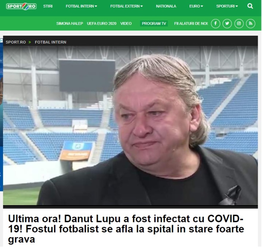 Κορωνοϊός -  Ντάνουτ Λούπου: Διασωληνωμένος και σε κρίσιμη κατάσταση ο πρώην άσος του Παναθηναϊκού